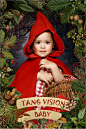 “你好可爱，小红帽。”   “谢谢你，狼先生。”   #TangVisionBaby#童话小萌娃， 可爱吗~~~