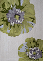 Hand tufted floral green rug http://www.houzz.com/ideabooks/50731635/list/shop-houzz-create-a-welcoming-foyer/?utm_source=feedburner&utm_medium=feed&utm_campaign=Feed%3A+houzz+%28Houzz%29: 