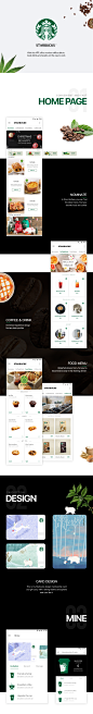 Starbucks App Redesign（Material Design） - 学员佳作 - 优阁网(UIGREAT) - UI设计师学习交流社区