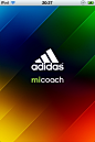 [移动应用]欢迎页 之 酷炫动感 adidas micoach01