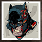 MECHASOUL DARK KNIGHT FINE ART PRINT : batman