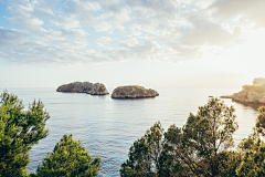 小沐0903采集到蓝天 草地 海边