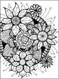 Zendala Coloring Book | Dover Publications sample | #AdultColouring: 