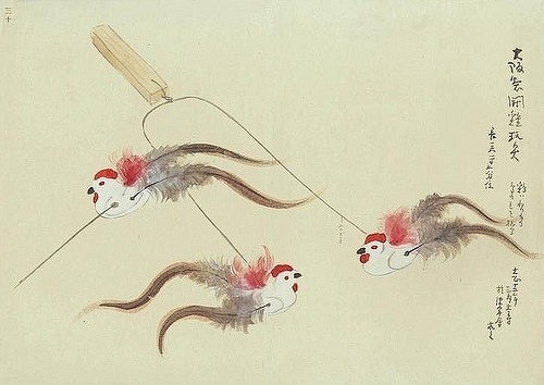 19世纪日本古早玩具