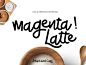 Magenta Latte Sans Caps＆Script组合字体
