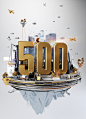 Global 500 // Fortune Magazine // CGI Illustration : Global 500 CGI Illustration for Fortune Magazine