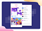 Dribbble app 4x