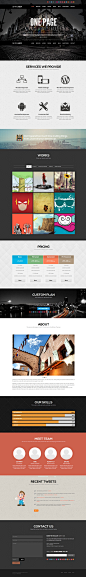 SimpleKey - One Page Portfolio #WordPress Theme  | #webdesign #it #web #design #layout #userinterface #website #webdesign < repinned by www.BlickeDeeler.de