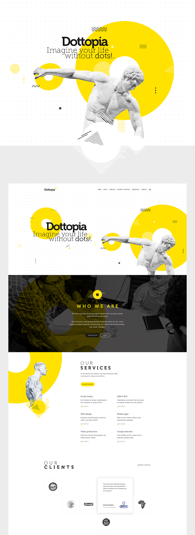 Dottopia web design ...