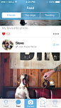 Feed照片分享社交APP UI设计