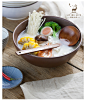 日式大汤碗陶瓷大号家用大碗餐具6寸碗8寸超大面条商用拉面碗海碗-淘宝网