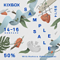 KIXBOX / Sample Sale / SS14 : Series of illustration for a KixBox sample sale. SS/14