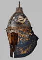 Chinese chichak-style helmet, Ming Dynasty.