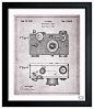 ''Fassin Camera 1938 Gray' 15"x18" Framed Art contemporary prints and posters