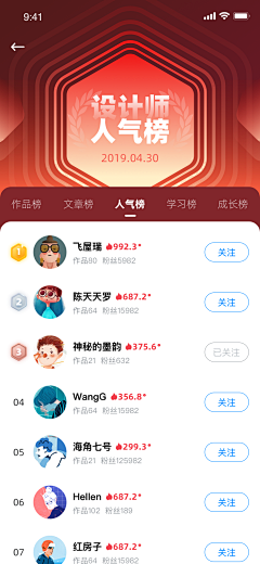 2大头叔叔采集到APPX排行版