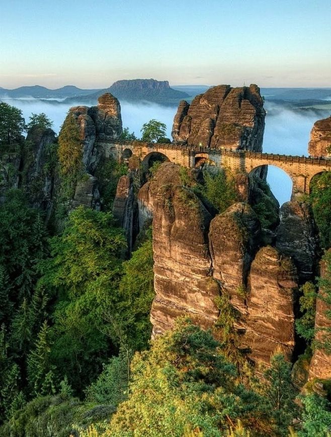 The Bastei Bridge, G...