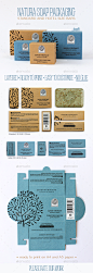 Natura Soap Packaging - Packaging Print Templates