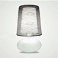 Pure Lace Flower Pattern Table Lamps White modern table lamps