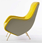 Aldo Morbelli; Lounge Chair, c1950.