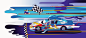 Daytona 500 Commercial : Daytona 500 style frames for the Denny Hamlin FOX Nascar TVC animation.