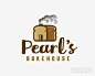 Pearl's Bakehouse面包房logo设计欣赏