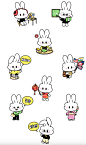 IP形象 卡通简笔可爱兔子 2