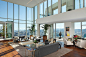 全景落地玻璃：旧金山St. Regis奢华的现代复式豪宅 #简约#