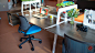 办公室也要生机勃勃的，这款可绿植的办公桌，是你不错的选择。#个性办公桌#