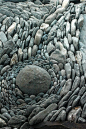 via land art | stone flow | Stones & Rocks | Pinterest