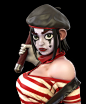 Bloodsport Beatdown - Diabolo, Dr Zenith : My latest Beatdown girl, Diabolo! She's an angry nunchuk wielding mime artist and she's the first of the "bad guys". She was sculpted in Zbrush, her clothes were made in Marvelous Designer and she was r