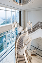 Private Residence Guangzhou | Lasvit : This major port and transportation hub have for thousand years kept its finger on the pulse of time and market. Thanks to LASVIT one of the residences in Guangzhou is adorned by the first kinetic installation in Chin