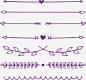 紫色弹簧分隔栏 免费下载 页面网页 平面电商 创意素材