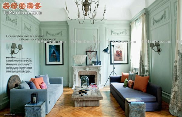 法国沙发艺术起居室