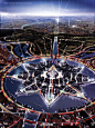 【迪拜的城市规划图】一个穷得只剩下钱的地方，地球上最疯狂的外星城市。。。