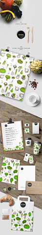 Ekotarg : Identity for vegetarian restaurant Ekotarg. 