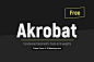 Akrobat：现代sans serif字体系列 字体下载 无衬线字体