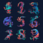 type monsters creatures A-Z alphabets mythology Folklore Character design  Legendary 36 days