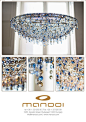 Iceberg crystal chandelier #Manooi #Chandelier #CrystalChandelier #Design #Lighting #Iceberg