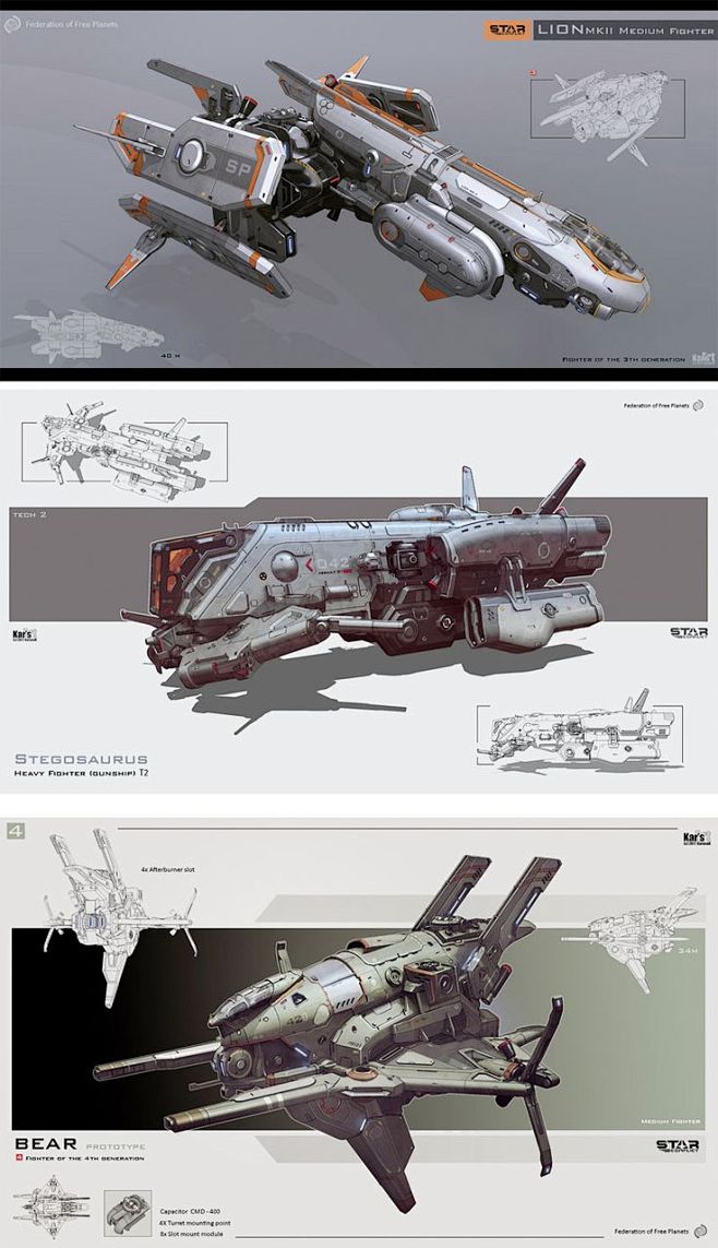 mecha concepts by Ka...