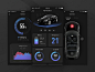 Tesla App Concept clean iphone control black product interface car tesla ux ui app
