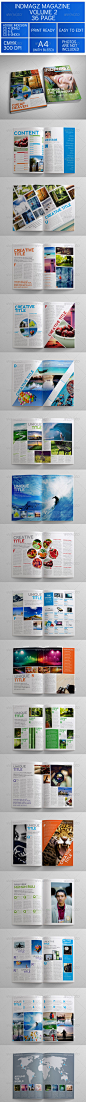 36 Pages Modern & Clean Magazine Templates Vol. 2  - GraphicRiver Item for Sale