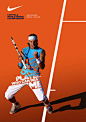 耐克迪拜网球公开赛明星宣传海报设计欣赏