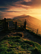 Dawn, Edale Cross, Peak District, England