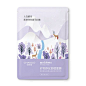 #illust #illustration #design #packagedesign #maskpackdesign #snow #winter #mountain #purple #color #chando #tree #girl #마스크팩디자인 #마스크팩 #디자인 #일러스트 #일러스트레이션