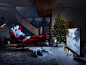 Samsung - Santa Watching : Happy Holidays! Santa sitting back and enjoying the magic of 8K AI upscaling. Our new CGI campaign for Samsung TV via RG/A New York. Beautiful team effort. Group Creative Director: Nick Pringle |Associate Creative Director: René