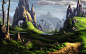 Fel-X artwork castle wallpaper (#1506962) / Wallbase.cc