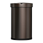 Buy simplehuman Semi-Round Sensor Bin with Liner Pocket - Dark Bronze | Amara : Bring innovative design to your kitchen with this Semi-Round Sensor Bin from simplehuman. Made from stainless steel, it features an infrared motion sensor and opens with the w