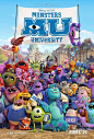 【怪兽大学Monsters University】(2013)预告海报