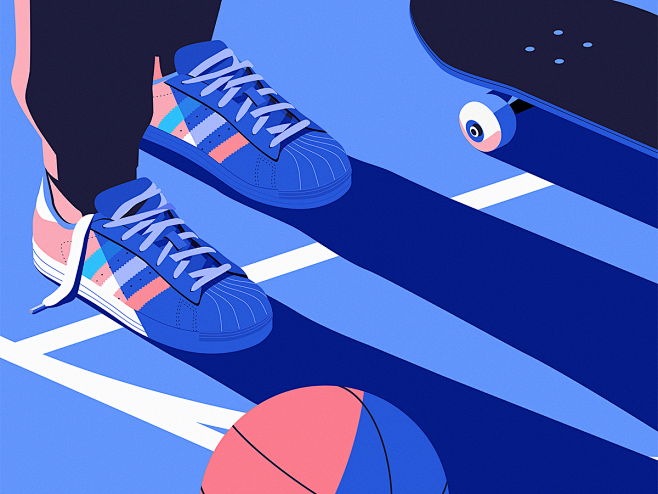 Basket dribbble