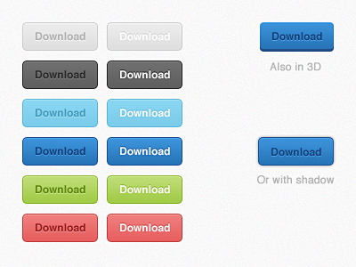 Web buttons (PSD)